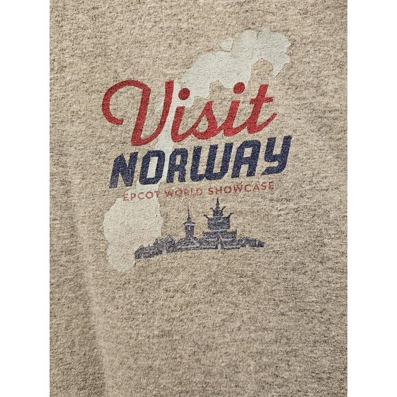 Disney Epcot Norway World Showcase Visit/Ski Norway Mickey/Minnie Mouse T Shirt - Picture 2 of 8